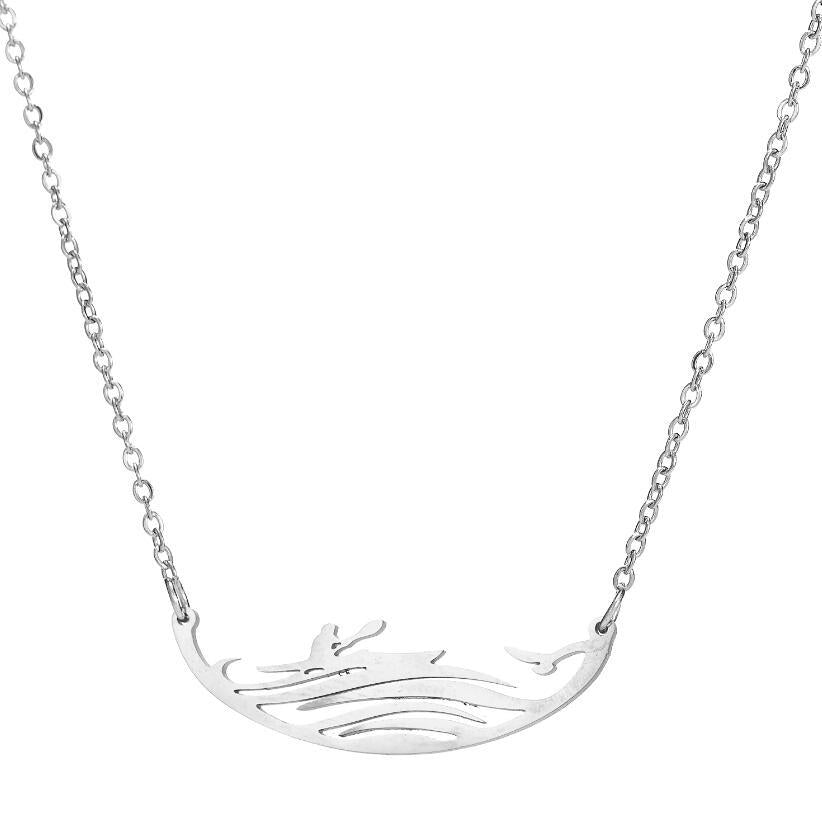 Stainless steel Musical Note Necklace