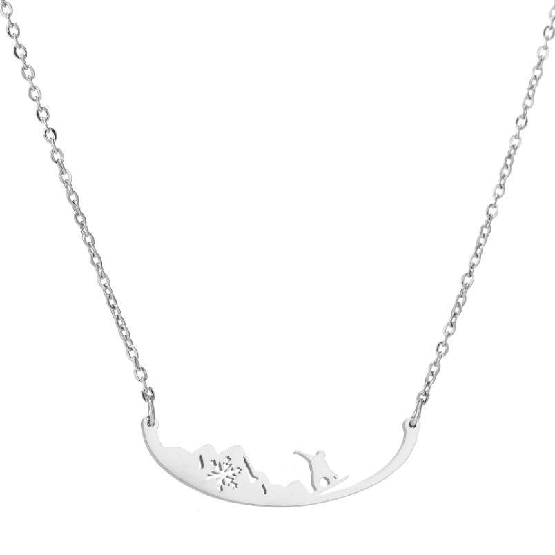 Stainless steel Musical Note Necklace