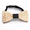 Musical Wooden Bow Tie
