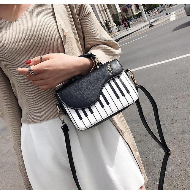 Piano Shaped Hand Bag