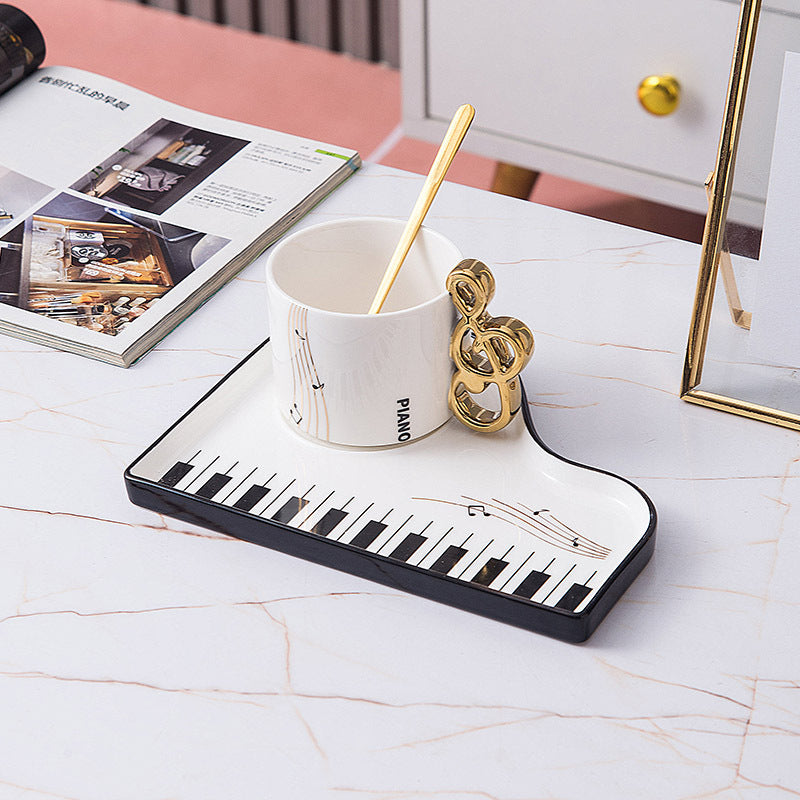 Piano Ceramic Coffee Set