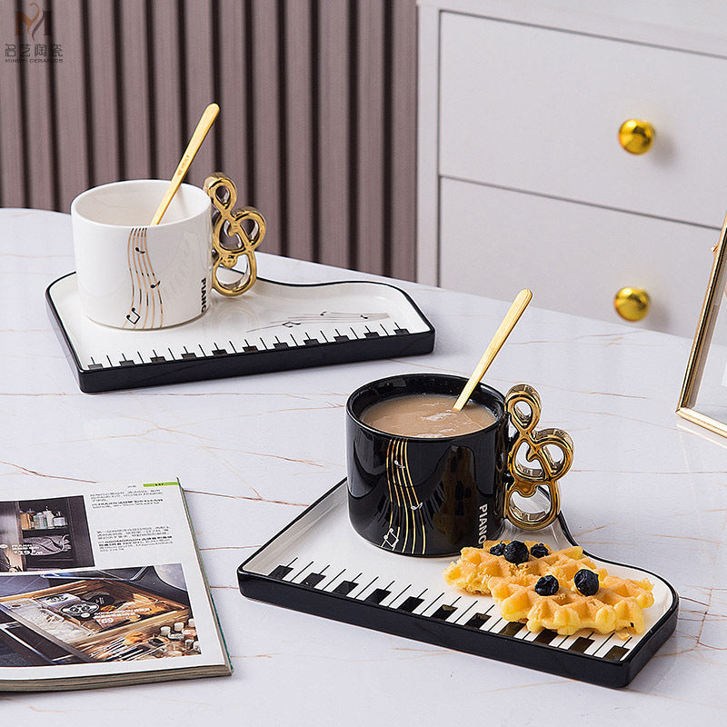 Piano Ceramic Coffee Set
